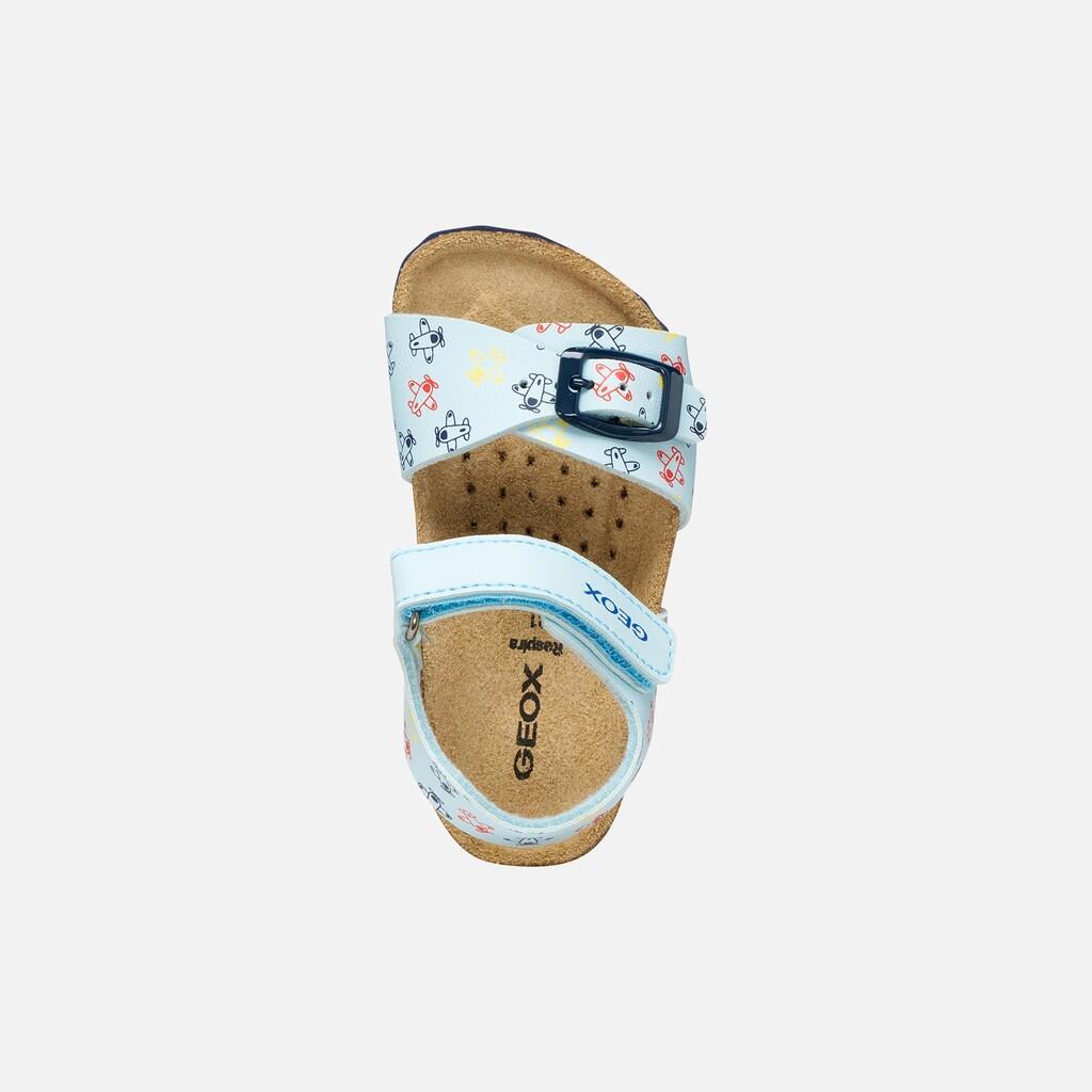 Sandales Bébé Garçon B SANDAL CHALKI BOY Bleu Clair 7/7
