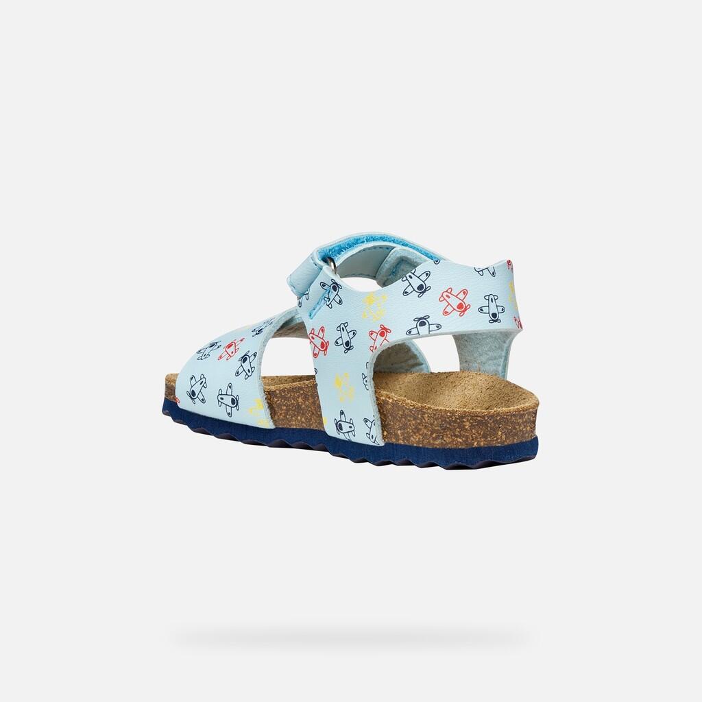 Sandales Bébé Garçon B SANDAL CHALKI BOY Bleu Clair 5/7