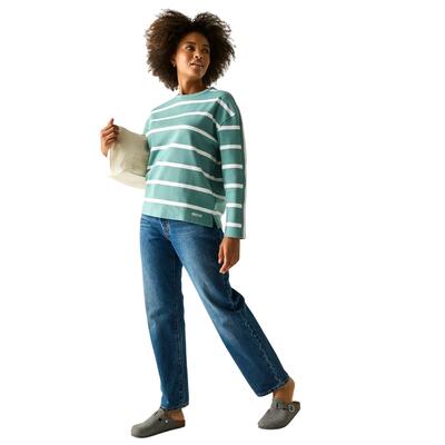 Dames avira sweatshirt (hemelsbreed/wit)