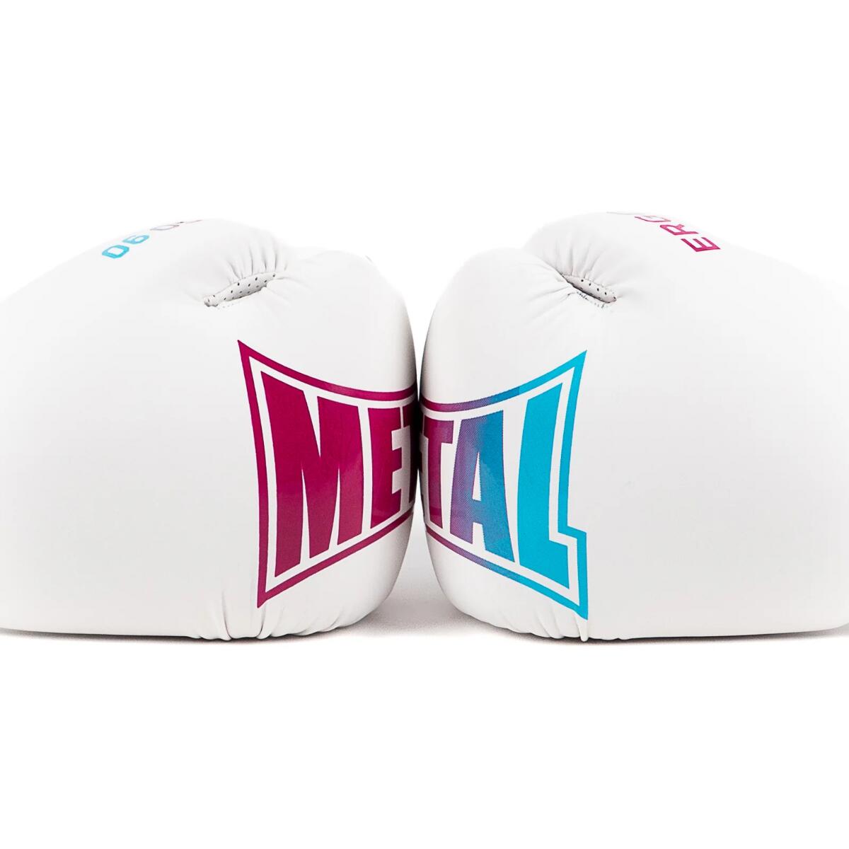 Boxhandschuhe Metal Boxe Ergo90 Miami Vibe Weiss 12 oz 5/5