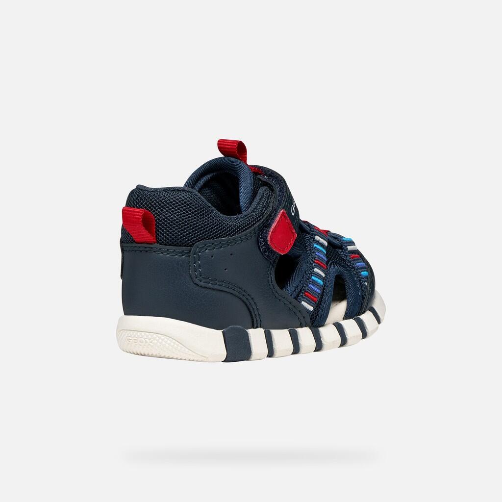 Sandales Bébé Garçon SANDAL IUPIDOO BABY BOY Bleu Marine/Rouge 6/7