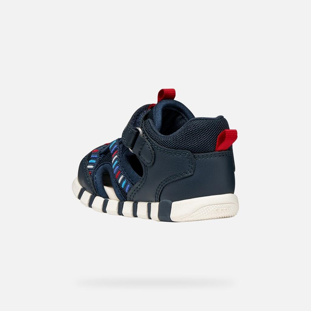 Sandales Bébé Garçon SANDAL IUPIDOO BABY BOY Bleu Marine/Rouge 5/7