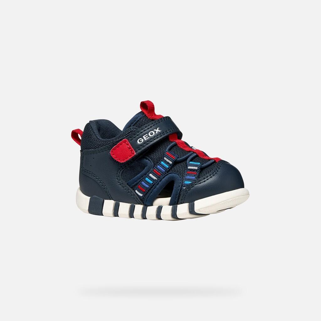 Sandales Bébé Garçon SANDAL IUPIDOO BABY BOY Bleu Marine/Rouge 4/7