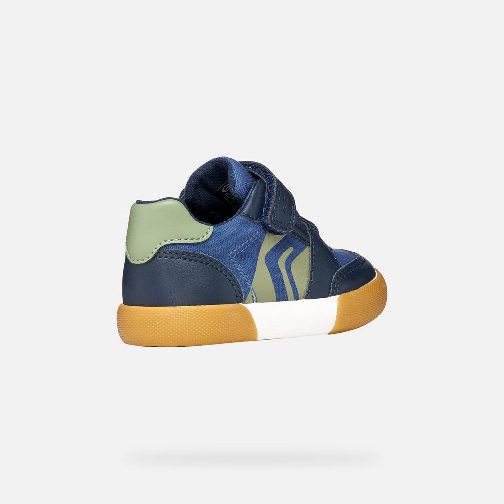 Baskets Bébé Garçon B GISLI BOY Bleu Marine/Vert Olive 6/7