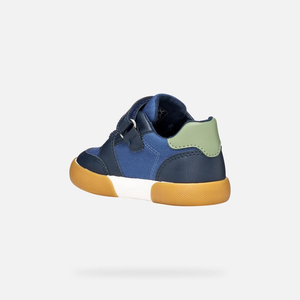 Baskets Bébé Garçon B GISLI BOY Bleu Marine/Vert Olive 5/7
