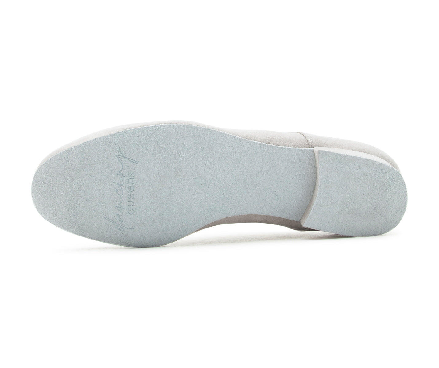 Noble Tanzschuhe in Grau Wildleder 5/5