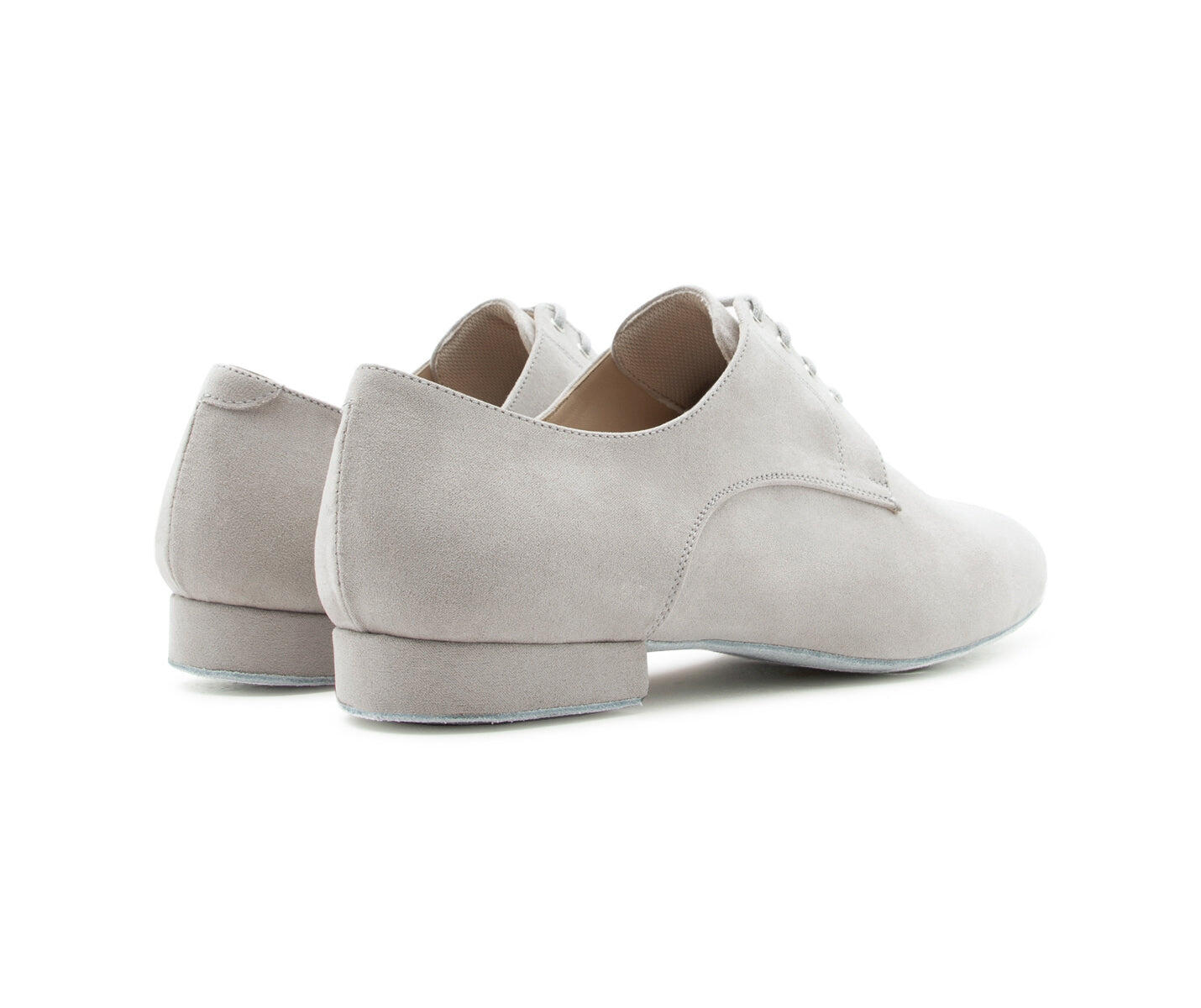 Noble Tanzschuhe in Grau Wildleder 4/5