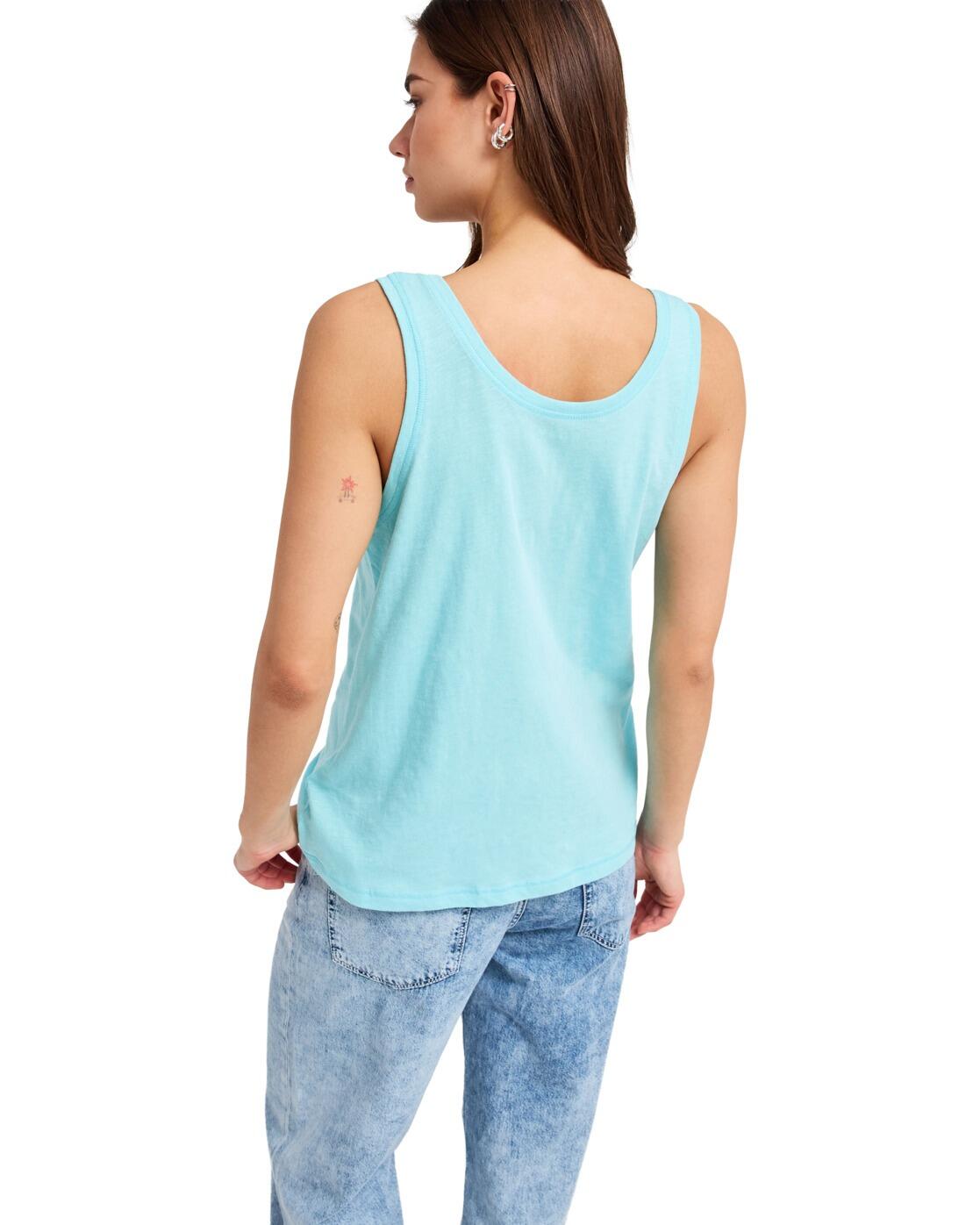 Camiseta sin mangas DREAM OASIS Azul Mujer 2/4