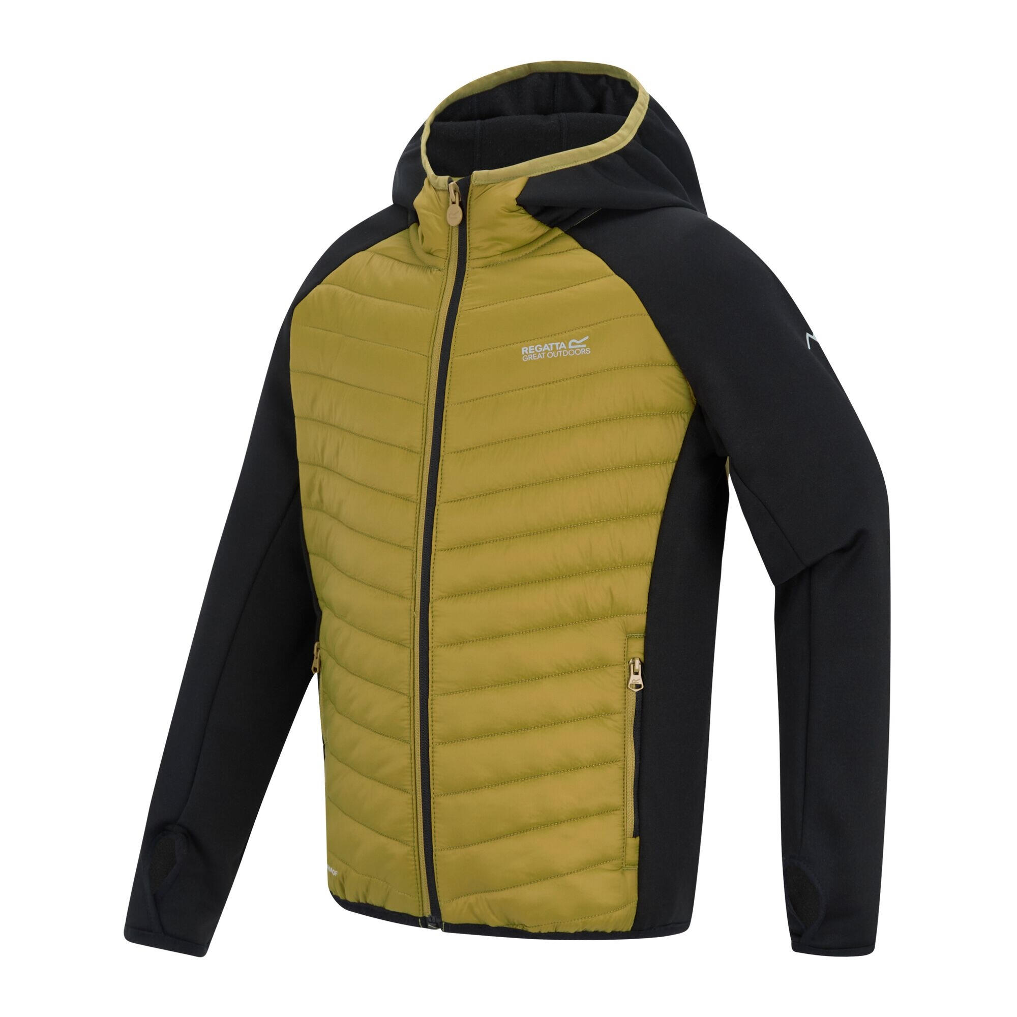 Chaqueta Acolchada Andreson para Niños/Niñas Negro, Marrón madera 3/5