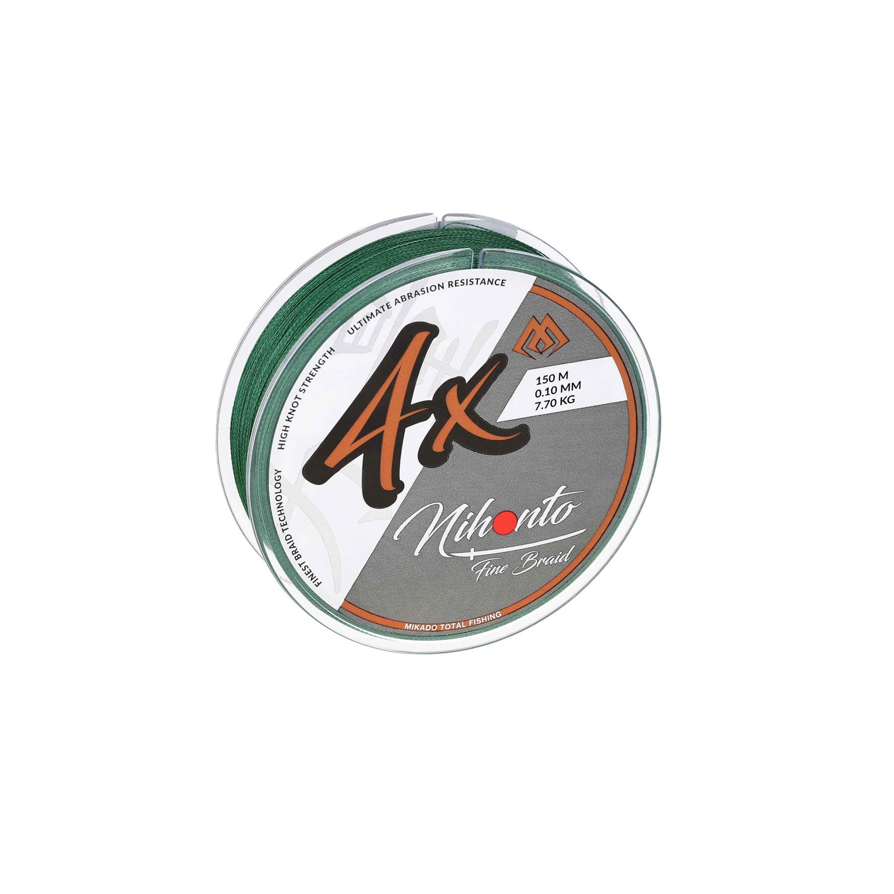 Tresse de Pêche 0,40mm 34,9kg 150m Verte – Nihonto Fine Braid 2/3