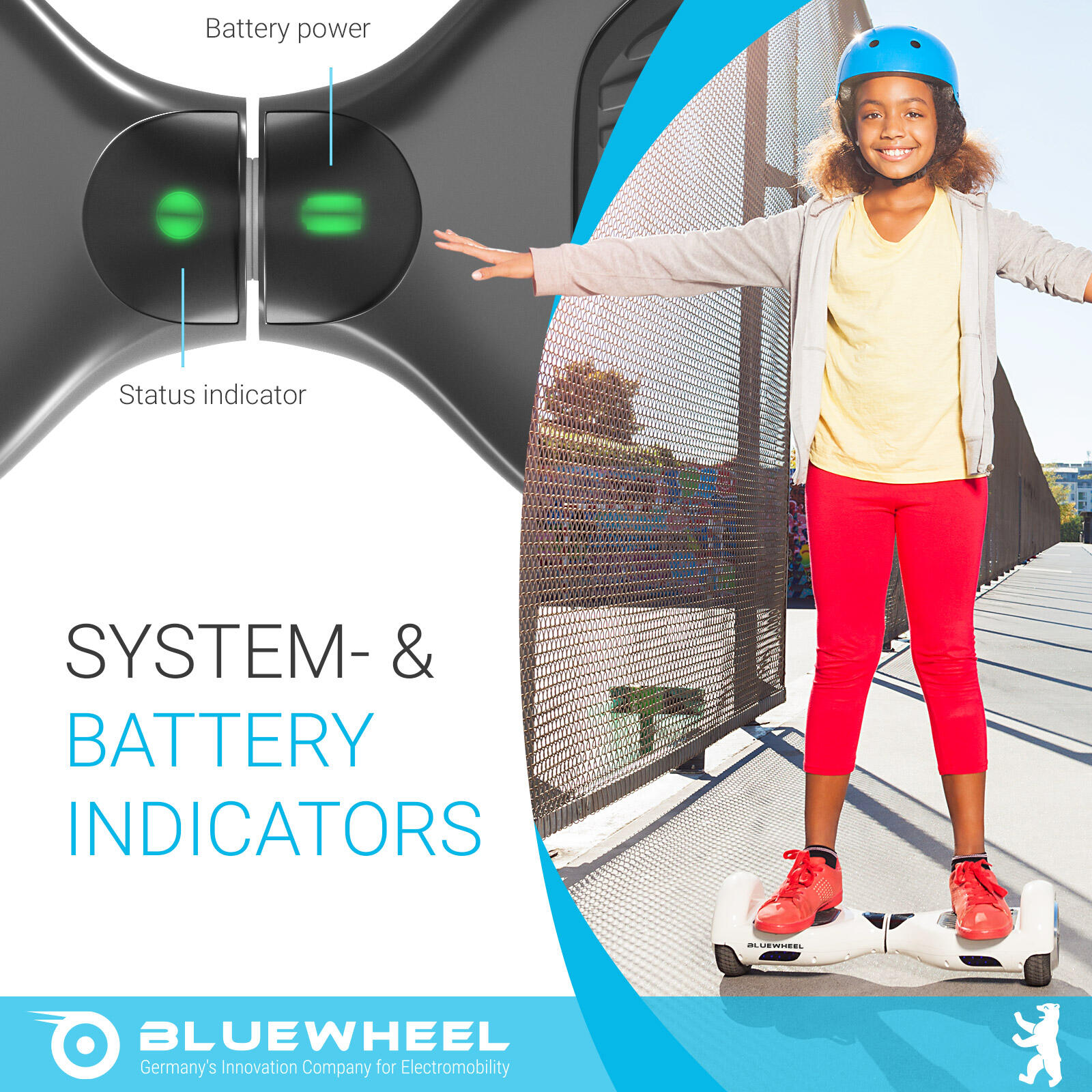 Hoverboard Bluewheel HX310s_BS 6,5", app, Bluetooth, 15 km/h 5/8