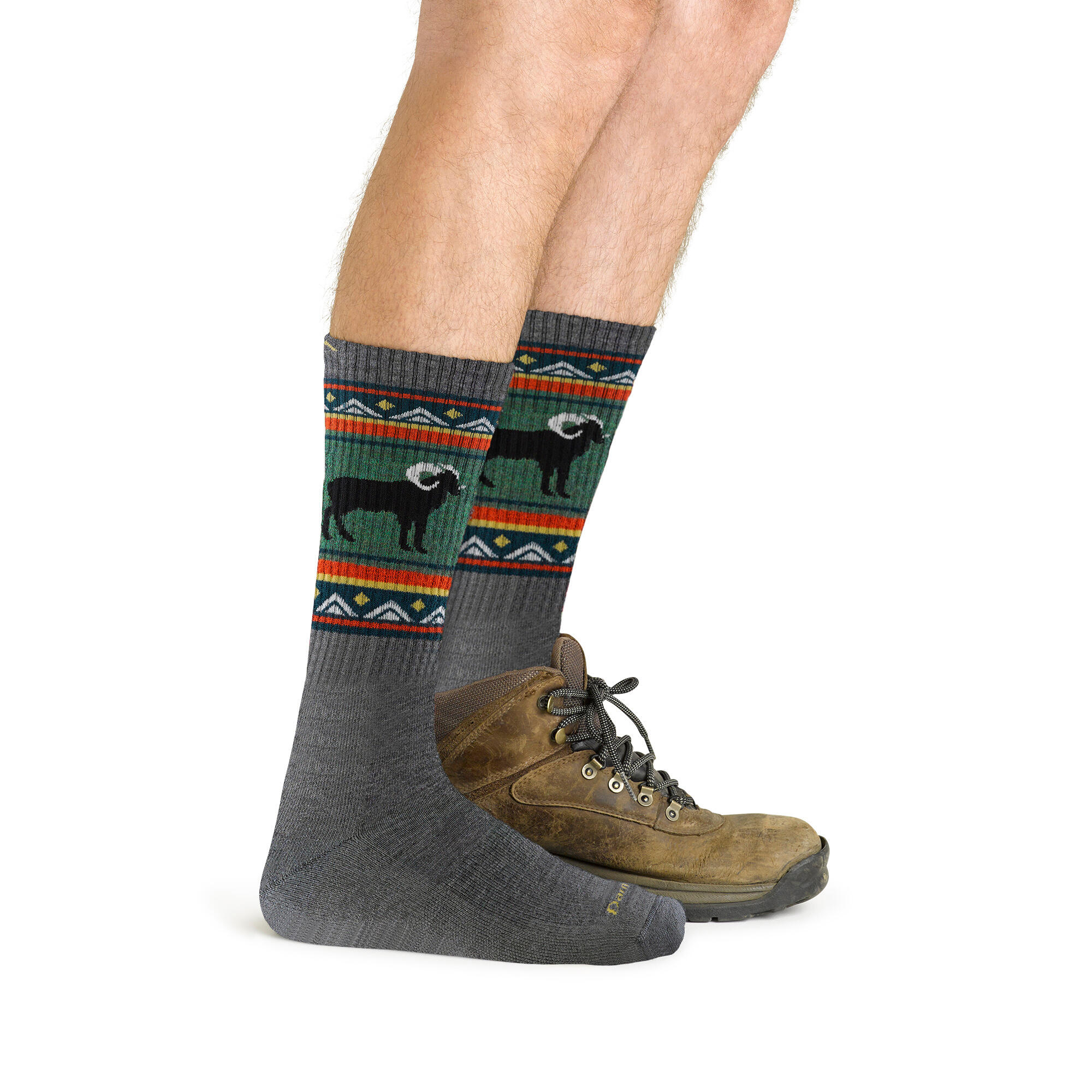 Darn Tough Chaussettes Homme Bottes Mi-Épaisses Randonnée Motif Mérinos 2/5