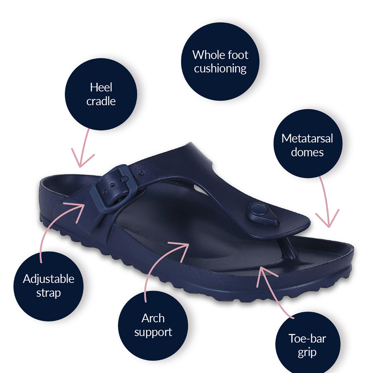 HOLSTER Holster Coastal - Vegan Slides - Podologisch Goedgekeurd Slipper - 4/6