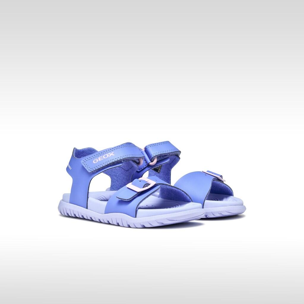 Sandales Fille J SANDAL FUSBETTO GIRL Lilas Foncé/Rose 3/7
