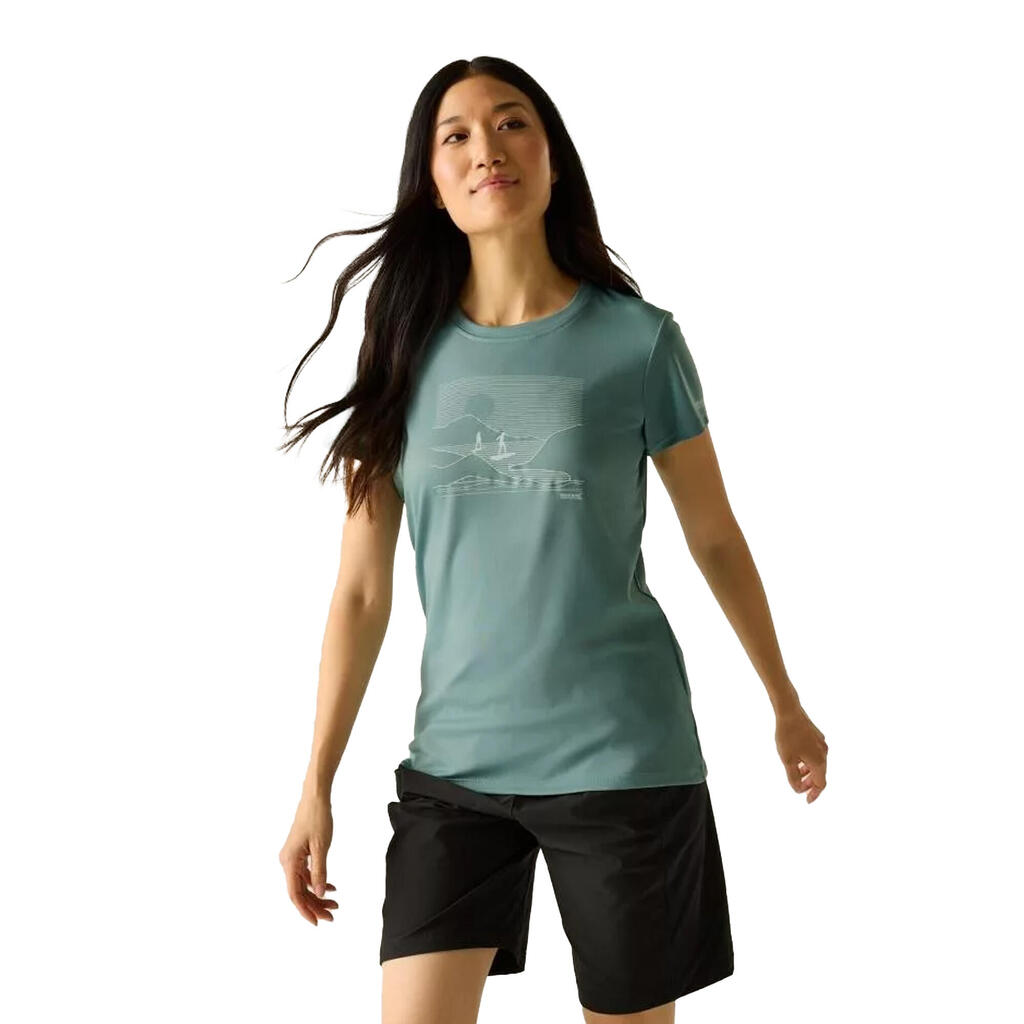 Womens/Ladies Fingal Surfer TShirt (Ivy Moss)