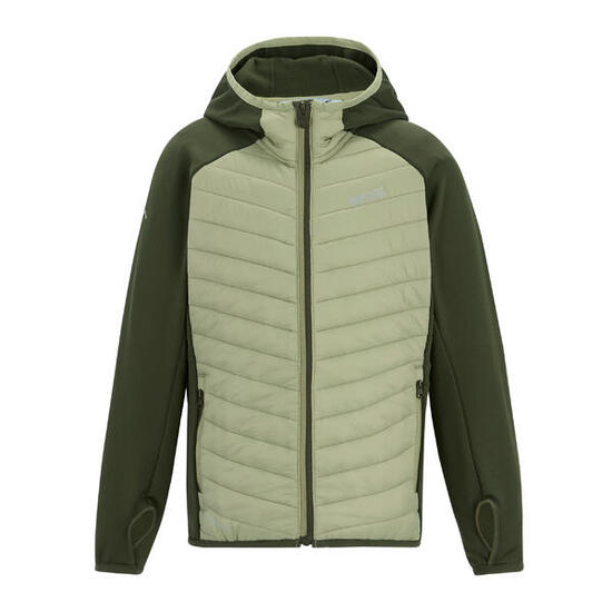 Veste Matelassée ANDRESON Enfant (Kaki Foncé / Sauge Clair)