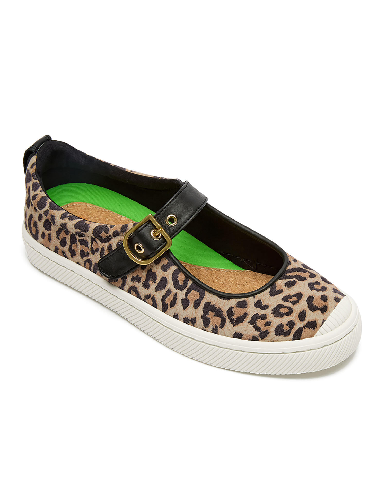 Buty damskie Cariuma OCA SUEDE MARY JANE LEOPARD PRINT