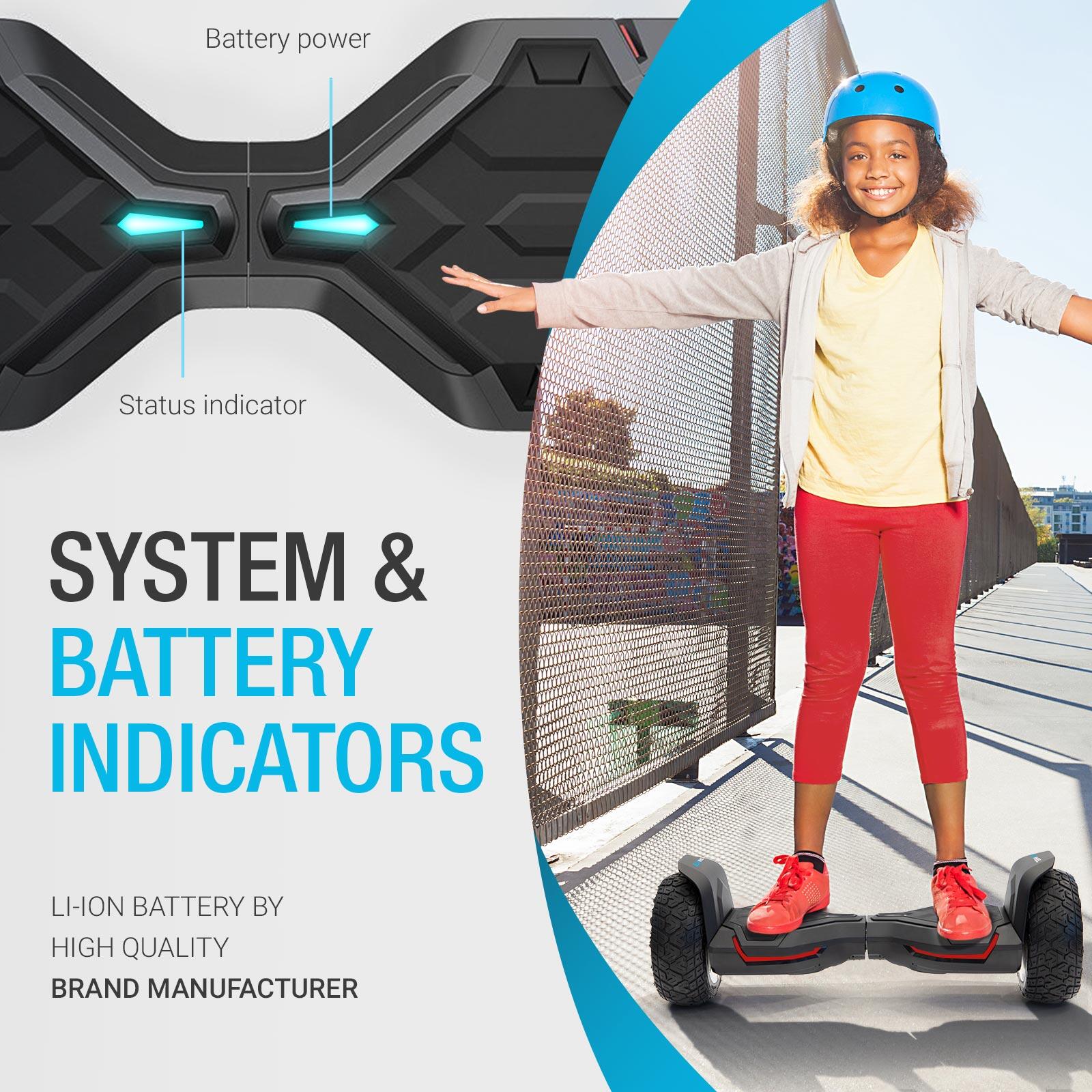 Bluewheel HX510 hoverboard 8,5", app, offroad, 15 km/u 4/6