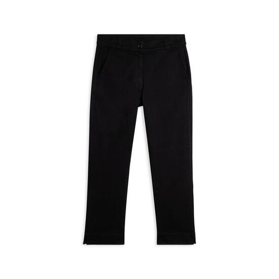 Pantaloni cropped slim fit in cotone elasticizzato