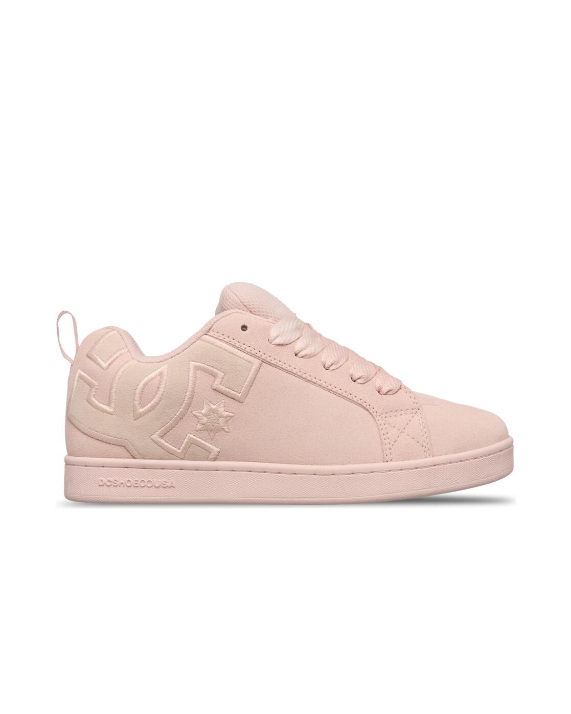Chaussures en cuir COURT GRAFFIK Rose Femme 2/4
