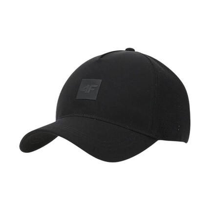 4F U372 Cap aus 100% Baumwolle, verstellbar, schwarzes Design