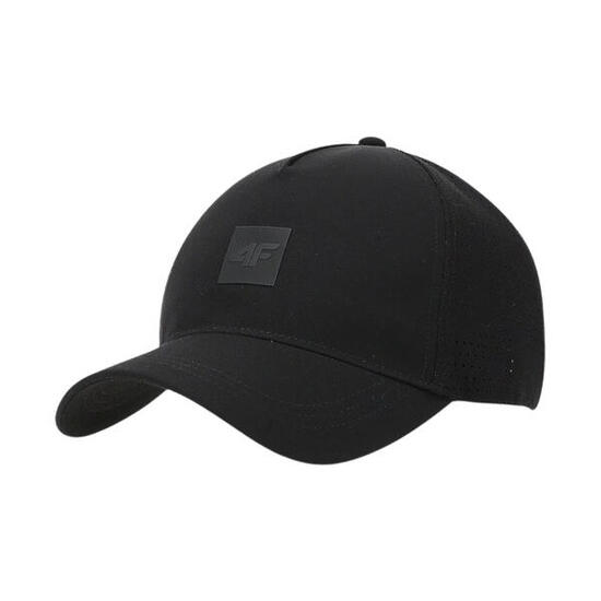 4F U372 Cap aus 100% Baumwolle, verstellbar, schwarzes Design