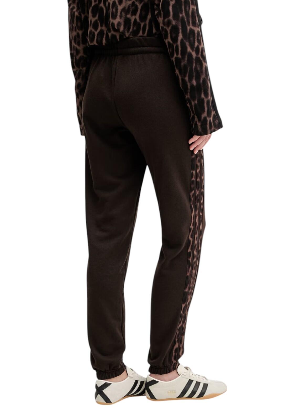 Damen Jogginghose aus bedrucktem Fleece im Leopardenmuster adidas Essentials 2/6