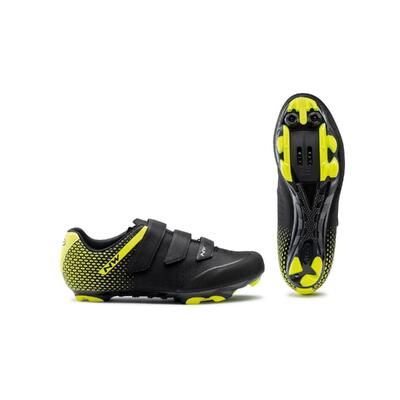 Northwave origin 2 schoenen zwart/fluoriserend geel