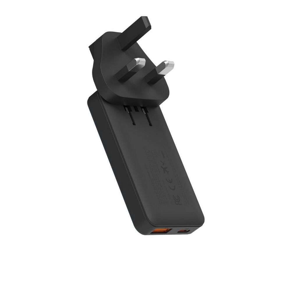 Xtorm Wereldstekker Reisstekker 65W Travel Charger + USB-C PD Kabel - Zwart 5/6