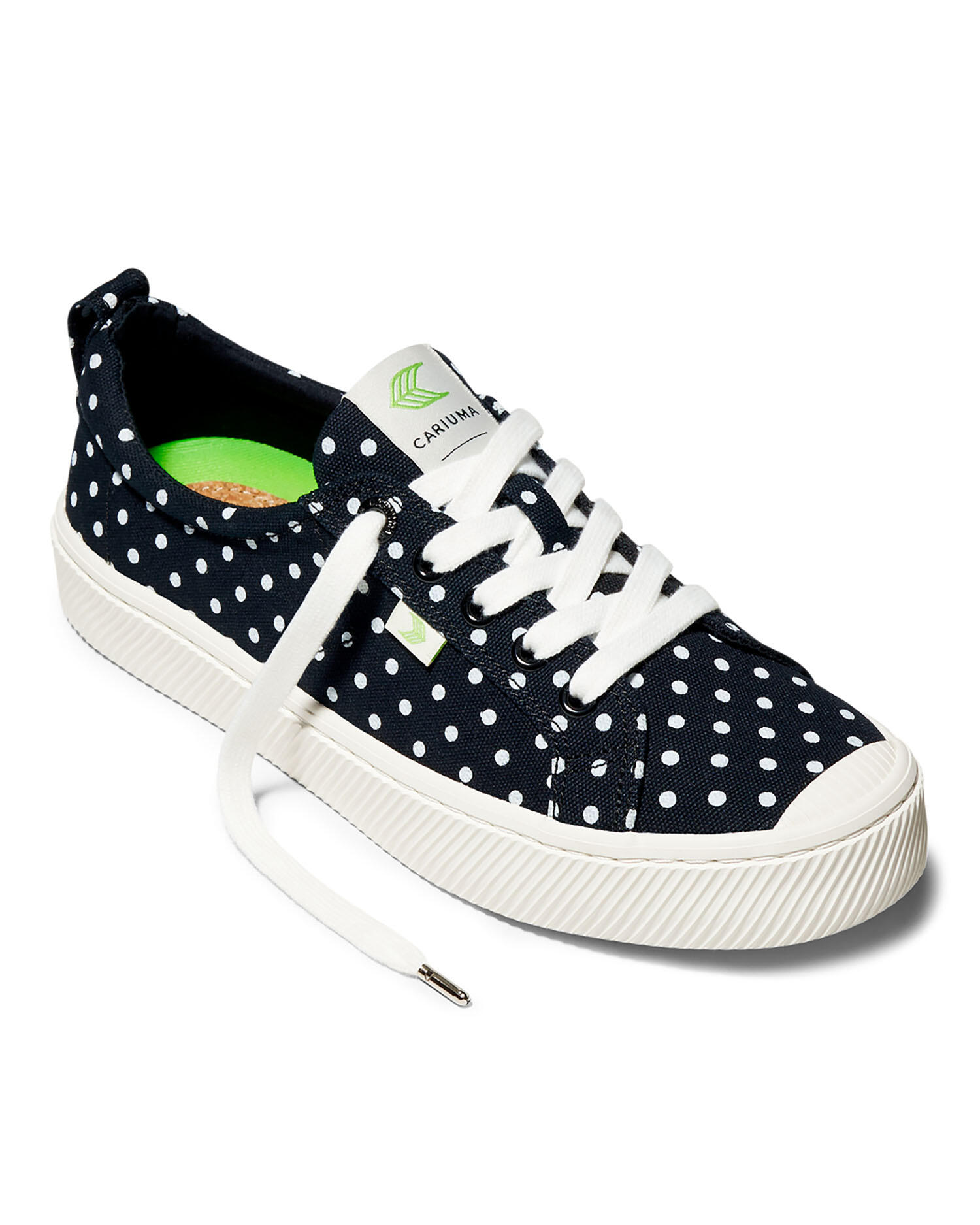 Tenisówki Cariuma OCA Low Polka Dot Black Canvas