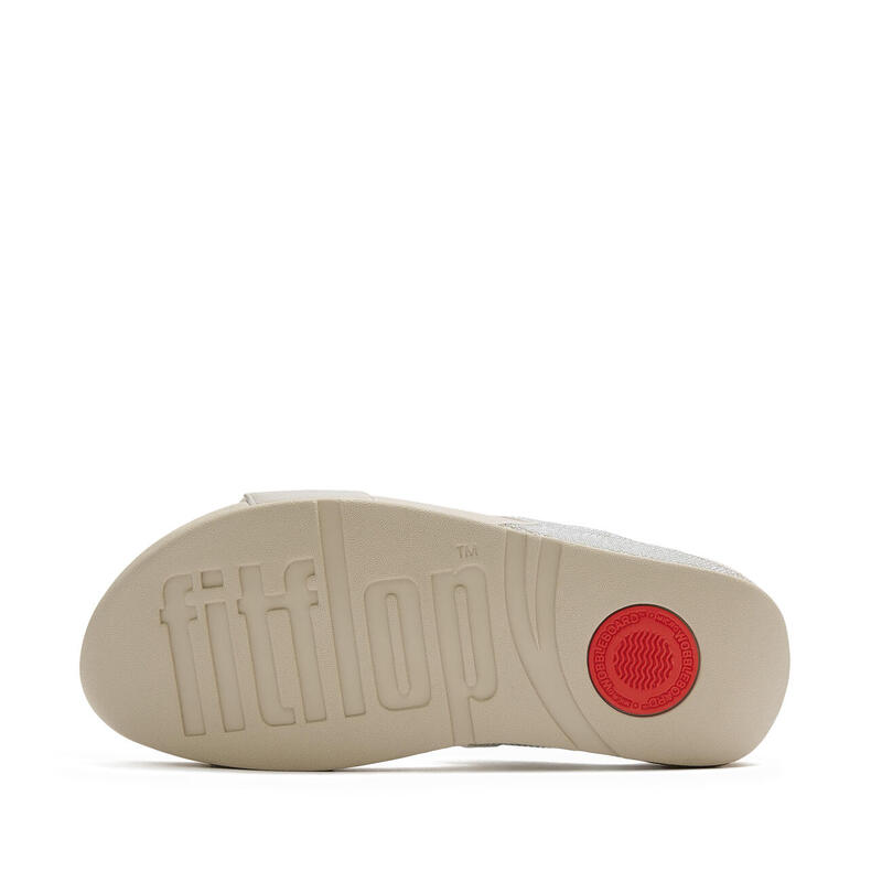 FITFLOP FitFlop Lulu Shimmerglitz Slides  PLATINO 42