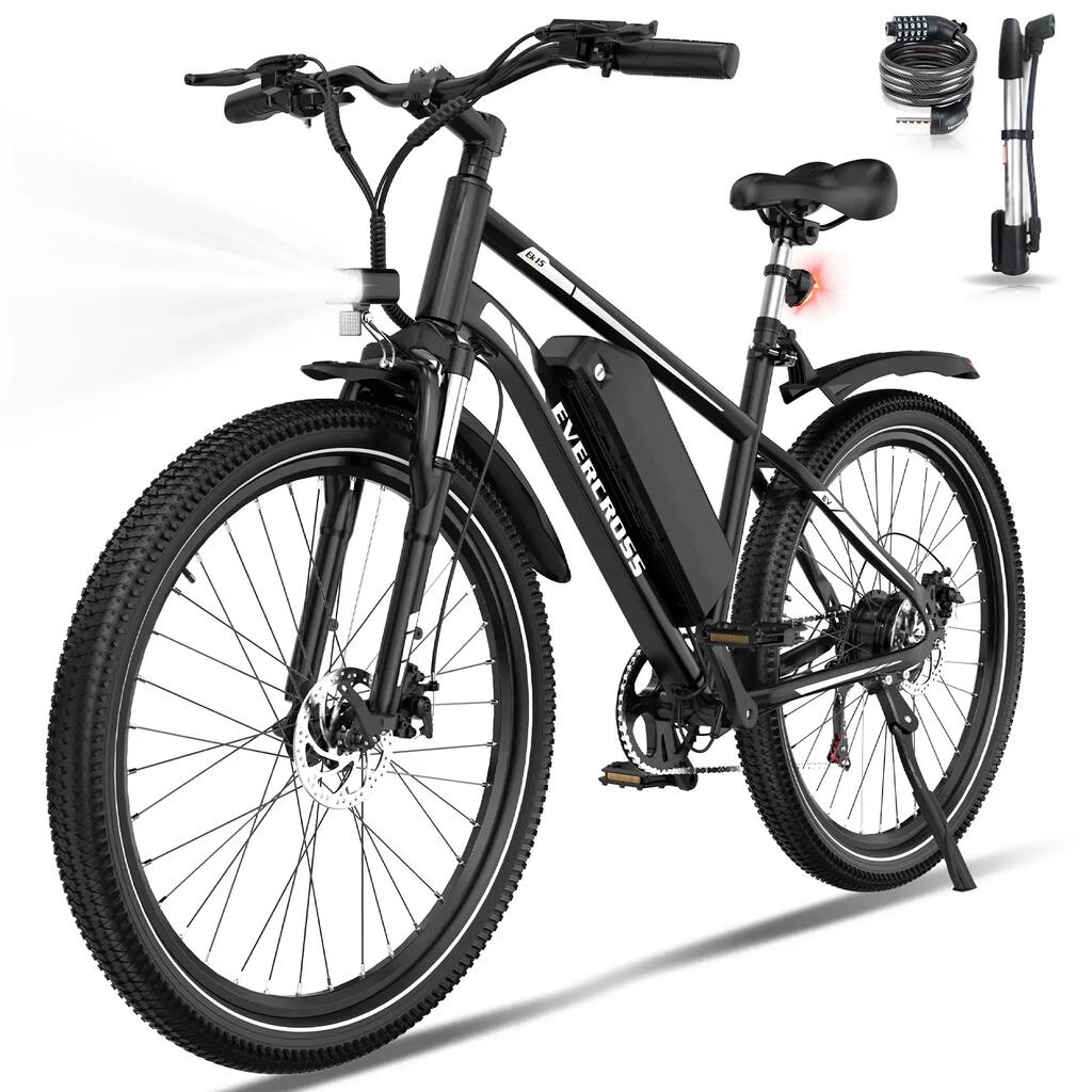 Horský elektrobicykel EK15 27,5" – batéria 468Wh, 7 rýchlostí, odpruženie
