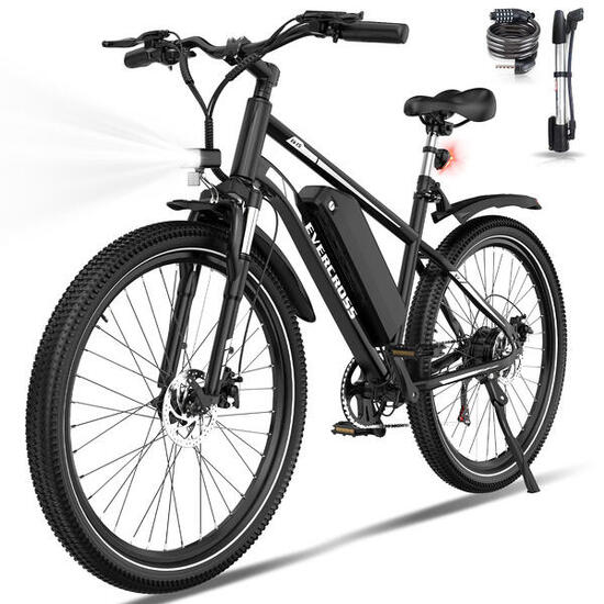 VTT Vélo Électrique 27,5"-Batterie 468Wh-7 Vitesses-Suspension&Freins-EK15