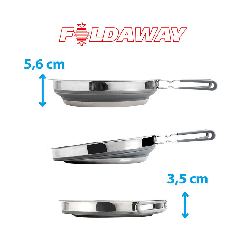Brunner Volcano Pan Fold-away Ø 24 - opvouwbare koekenpan 3/5