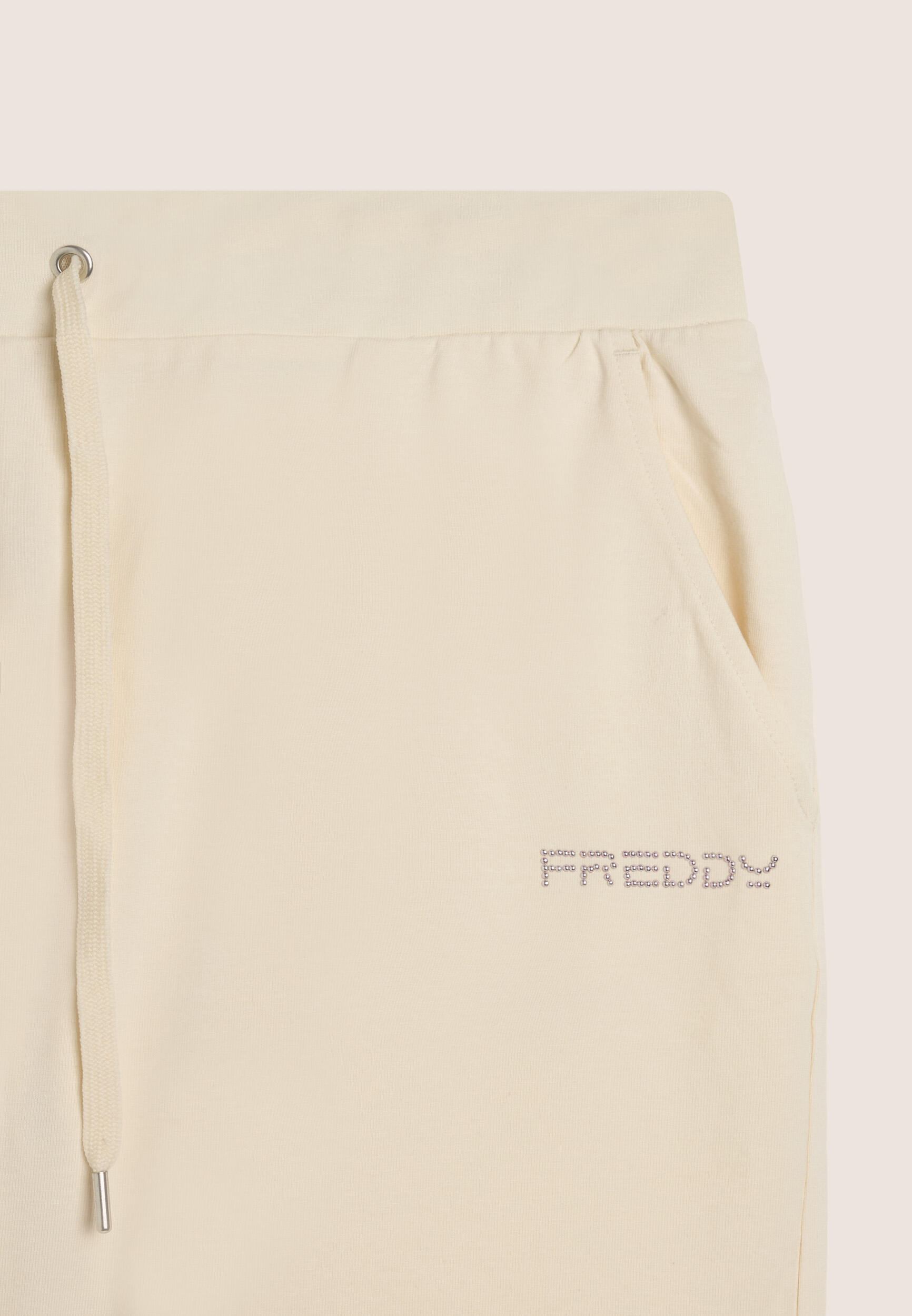 Pantaloni Corti in Jersey con Coulisse e Logo FREDDY 3/3