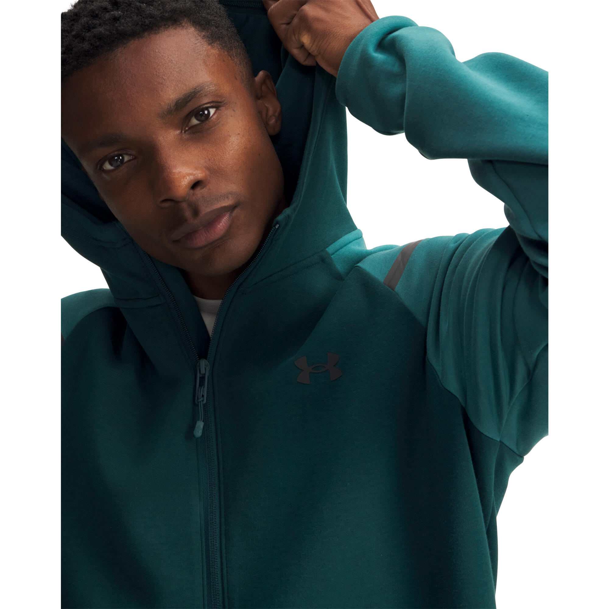 Chaleco deportivo hombre - forro polar unstoppable - glass 3/3