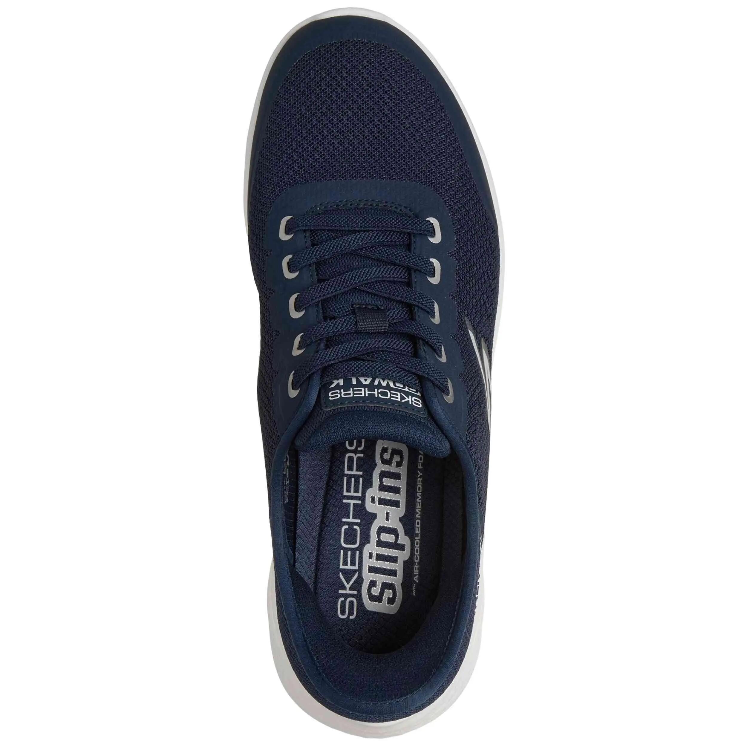 Zapatillas - Fitness - Hombre - Go Walk Flex Netro - Azul 5/5