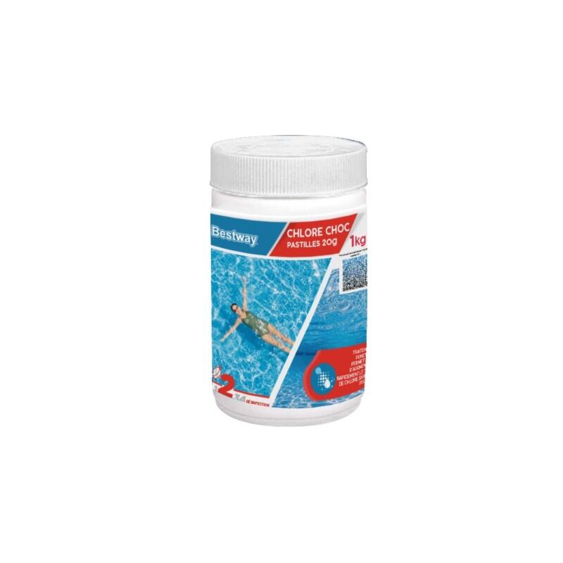 Bestway Chlore Choc - Pastilles 20G Seau De 1 Kg 3/4