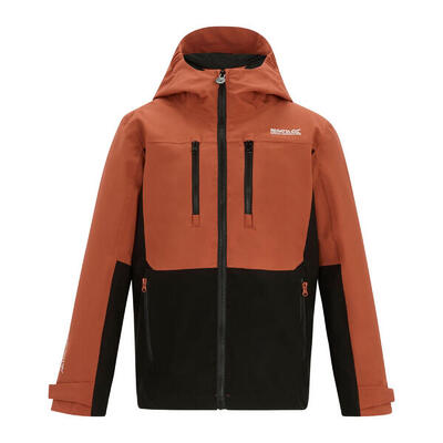 Highton monochrome waterdichte jas voor kinderen/kinderen (ivy mos/ocean mist)