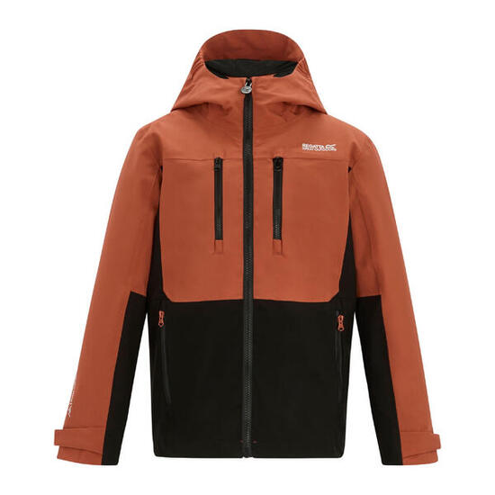 Veste Imperméable Motif/style Monochrome HIGHTON Enfant (Brique / Noir)