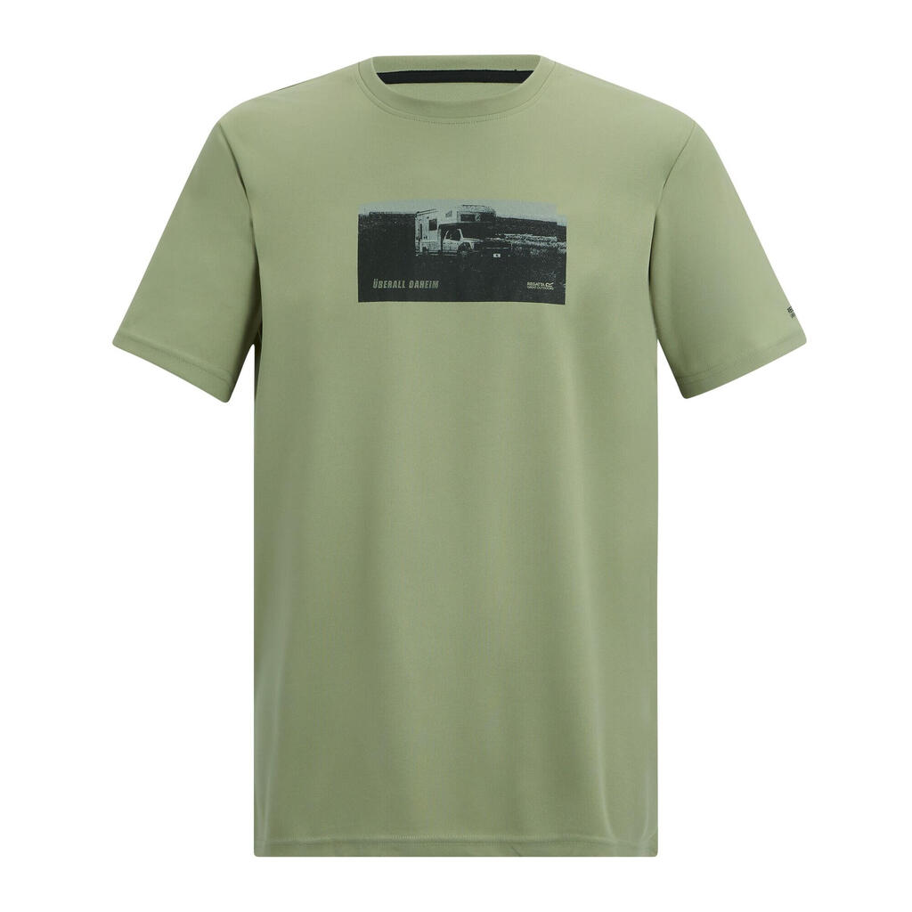 Mens Fingal Slogan Truck TShirt (Light Sage)