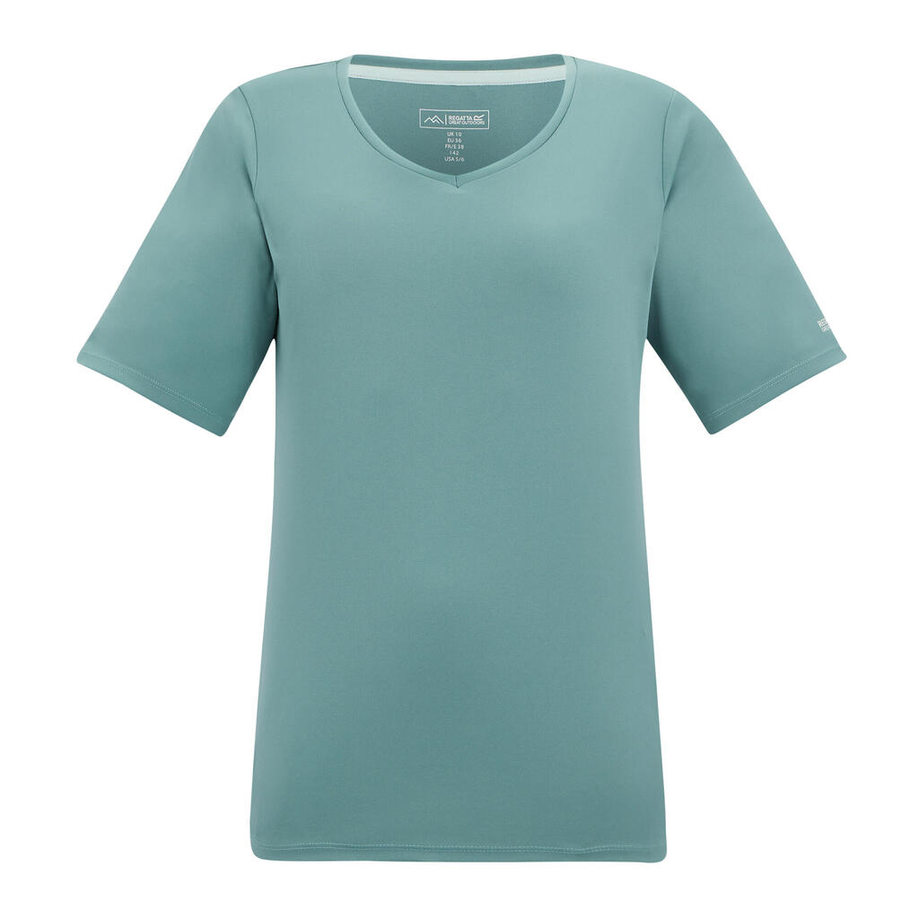Womens/Ladies Fingal V Neck TShirt (Ivy Moss)