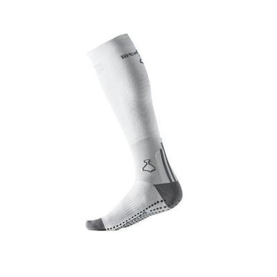 Sokken - voetbal - unisex - compressie, antislip - wit