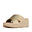 FITFLOP FitFlop Platfforms Espadrille Leather Wedge Cross Slides  PLATINO 42