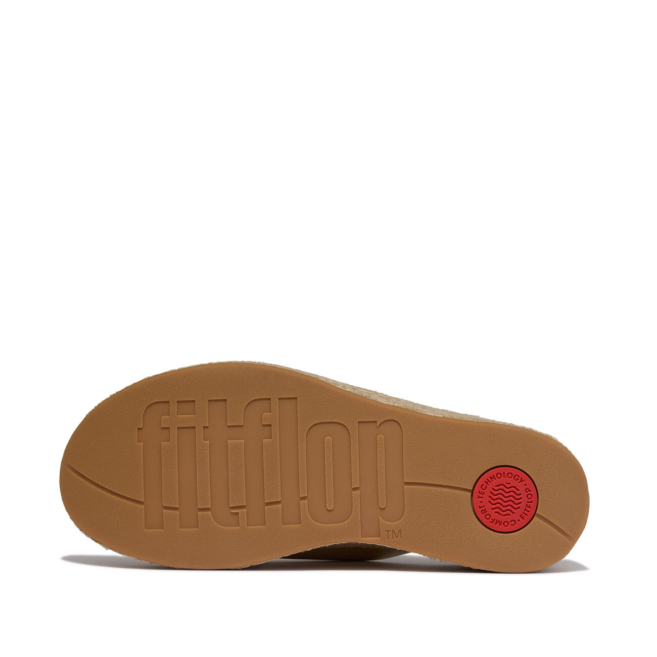 FITFLOP FitFlop Platfforms Espadrille Leather Wedge Cross Slides  PLATINO 43 4/7