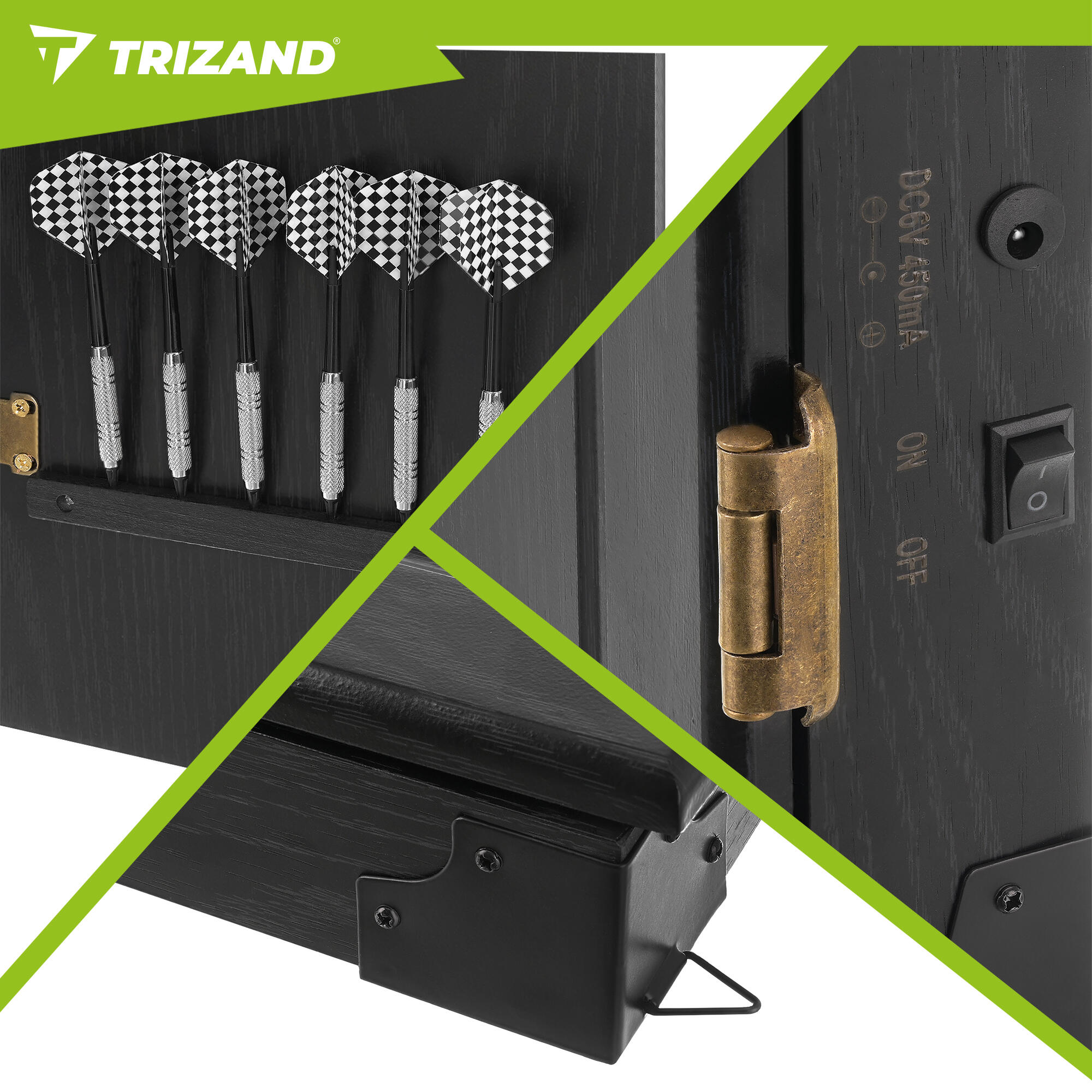 Dart do Gry w Rzutki Tarcza Elektroniczna Lotki Zestaw 27 Gier 243 Warianty 3/5