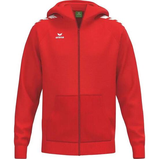 Giacca con cappuccio Erima Cmpt Wings Rossa Junior