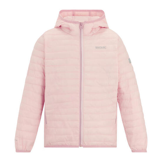 Childrens/Kids Hillpack Hooded Jacket (Roze waas)