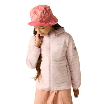 Childrens/kids hillpack hooded jacket (roze waas)