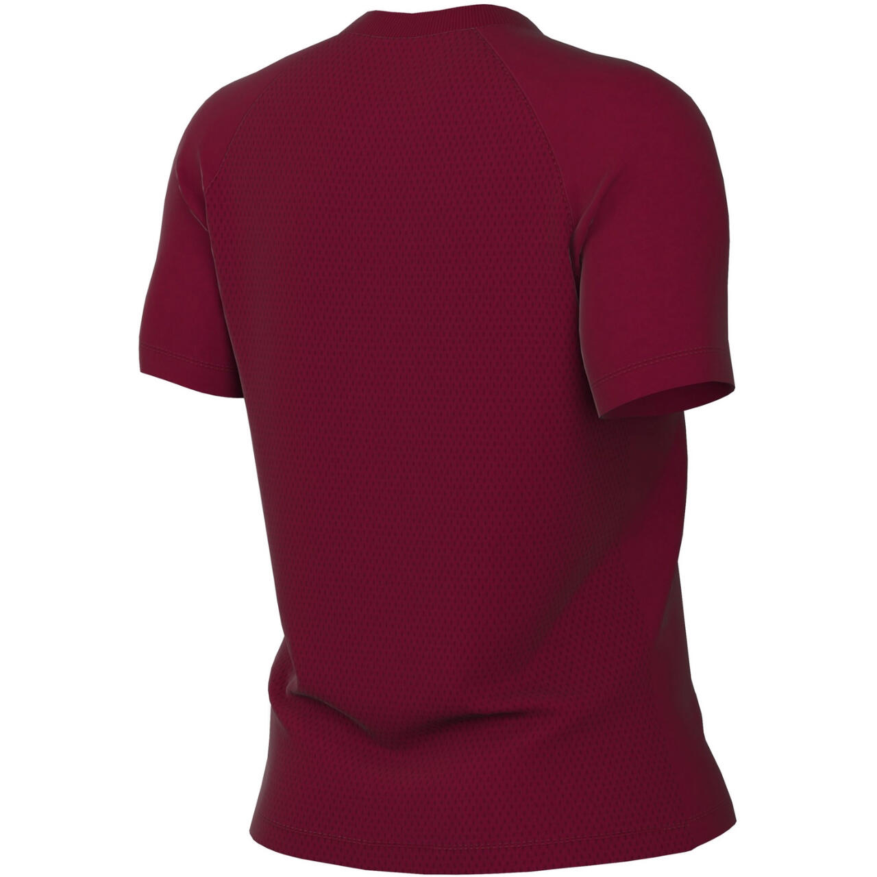 Dames wedstrijdshirt NIKE Dri-FIT bordeaux, korte mouw, ronde hals 2/2